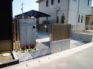 コンクリート打ち放し・杉板仕上げ5