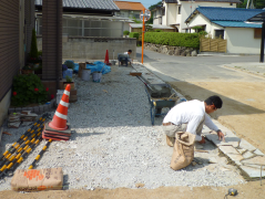 いよいよ施工開始